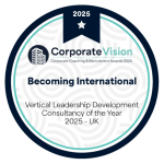 Corporate vision winner badge Becoming International