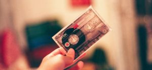 A cassette tape